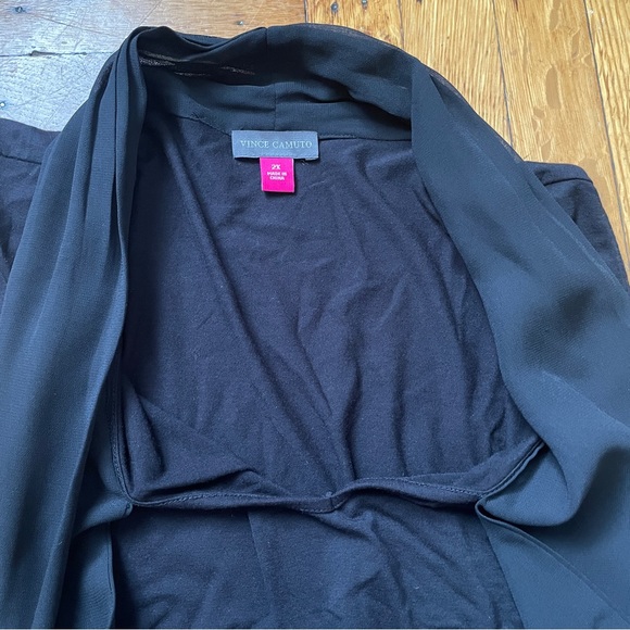 Vince Camuto Sleeveless Top with Attached Sash - Picture 2 of 9